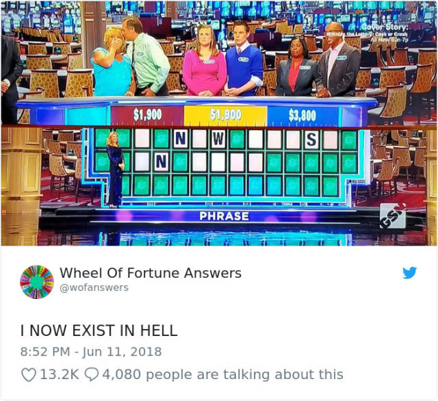 37 of the Only Possibly Correct Answers to Wheel of Fortune Puzzles