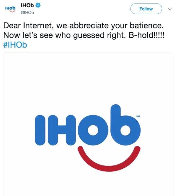 IHOp Changed Their Name And Started A US Burger War