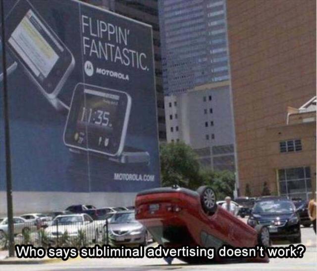 compact car - Flippin' Fantastic. Motorola Motorou.Com Who says subliminal advertising doesn't work?