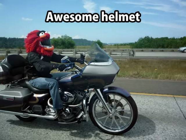 cool product muppets motorcycle helmet - Awesome helmet