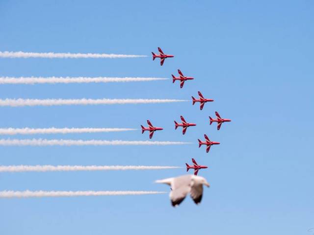 red arrow formation