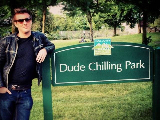 taken literally - Vancouver Dude Chilling Park