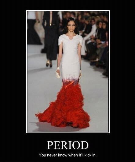 memes - stephane rolland red carpet - Period You never know when it'll kick in.