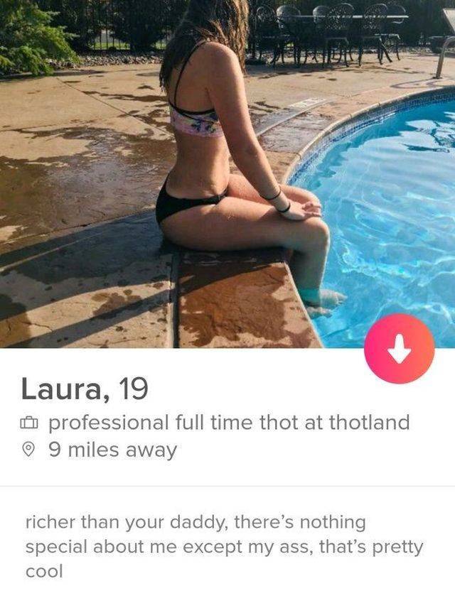 bikini - Laura, 19 professional full time thot at thotland o 9 miles away richer than your daddy, there's nothing special about me except my ass, that's pretty cool