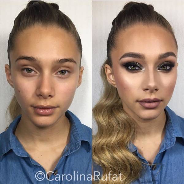 miracle makeovers - girls before and after makeup - Carolina Rufat