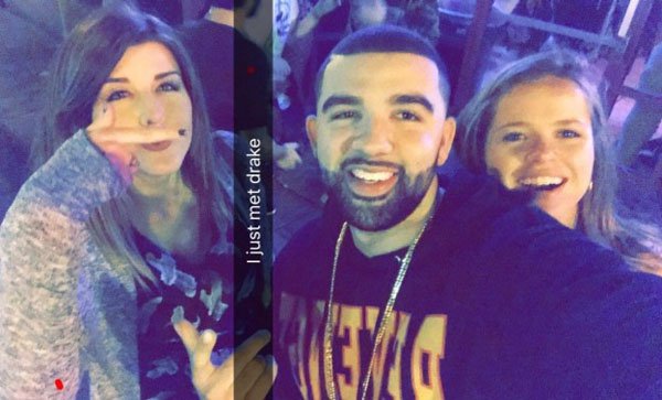 people who think they met a celebrity - I just met drake