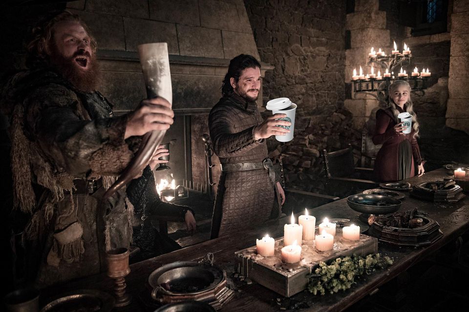 Starbucks Cup In The Latest Episode Of “Game Of Thrones”