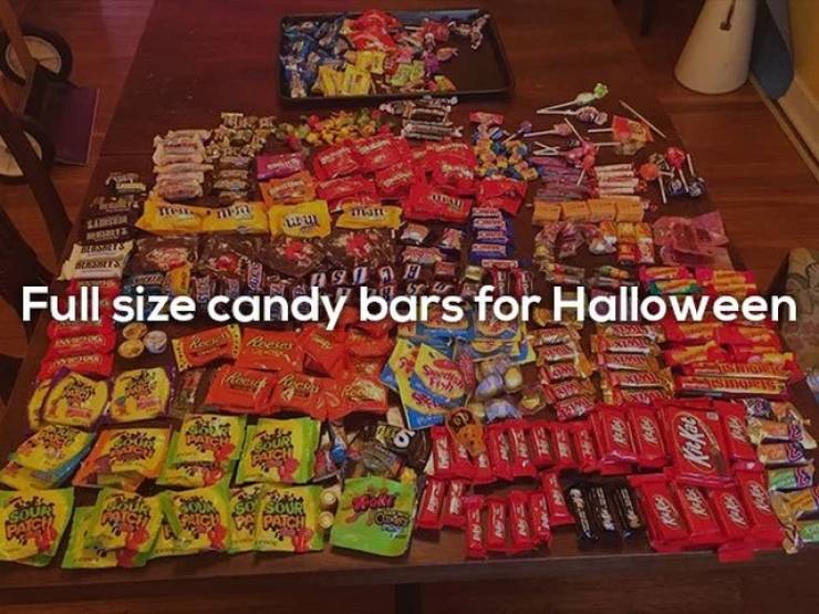 confectionery - wy manem Bota hu Full size candy bars for Halloween Kw Xx