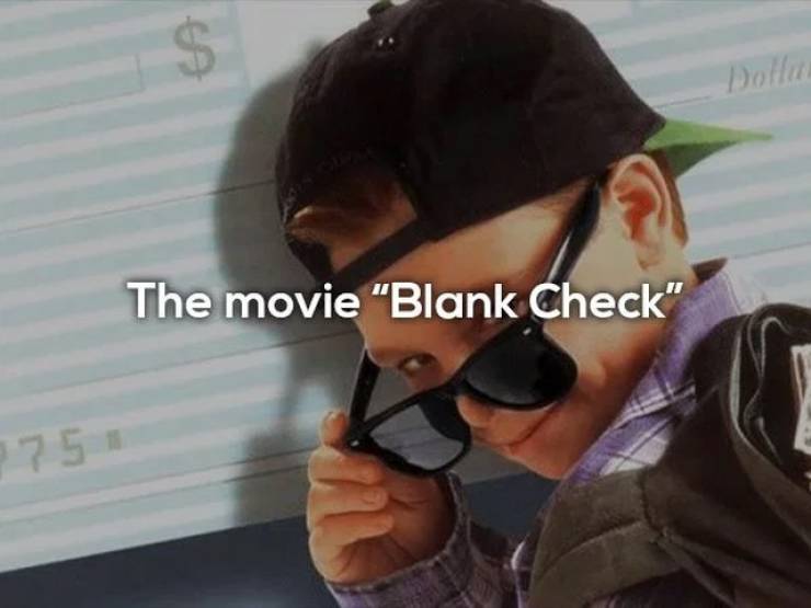blank check movie - Dottu The movie "Blank Check"