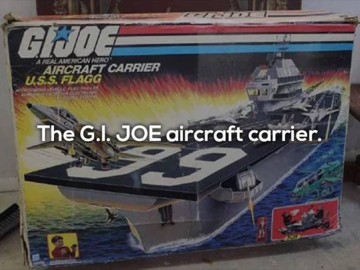 gi joe uss flagg - Gjoe A Real American Hero Aircraft Carrier U.S.S. Flagg The G.I. Joe aircraft carrier.