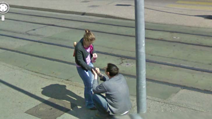 google maps couple caught