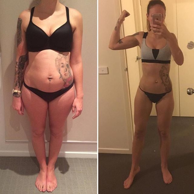 8 week fitness blender before and after