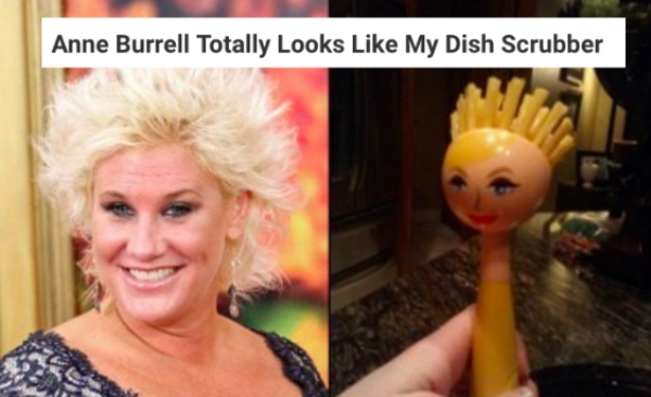 anne burrell and guy fieri - Anne Burrell Totally Looks My Dish Scrubber