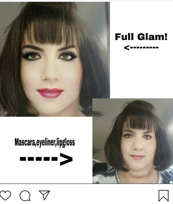 photoshop lip - Full Glam! Mascara, eyeliner,lipgloss oo