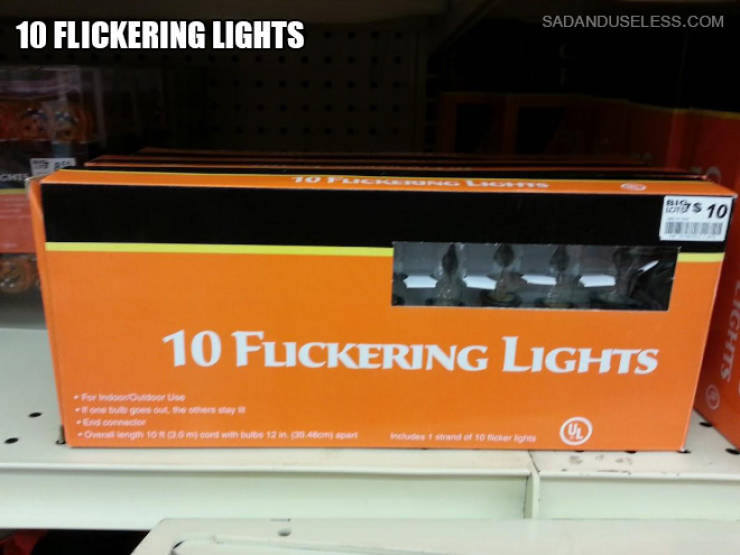 flickering lights logo - Sadanduseless.Com 10 Flickering Lights 085 10 10 Flickering Lights O On 12 Soos ans