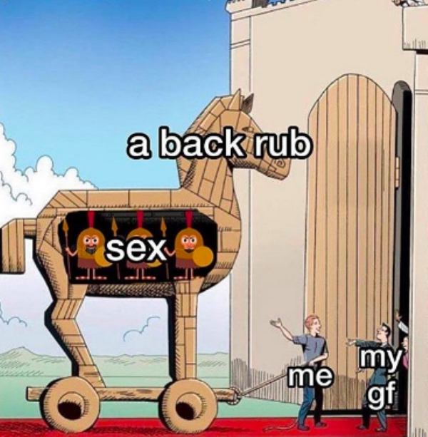 buzz hmm meme - a back rub sex my me gt