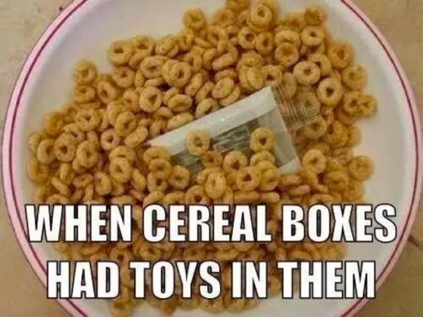 cereal bixes had toys in them - When Cereal Boxes Had Toys In Them