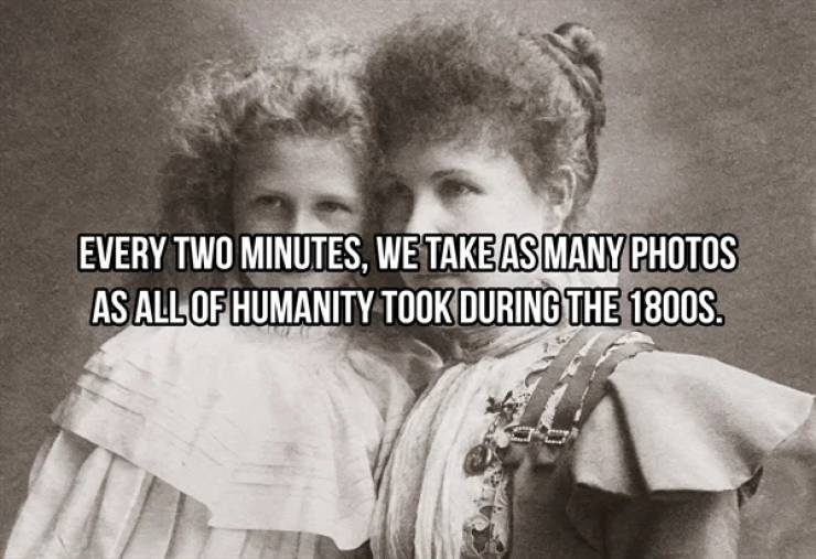 black and white old photography - Every Two Minutes, We Take As Many Photos As All Of Humanity Took During The 1800S.