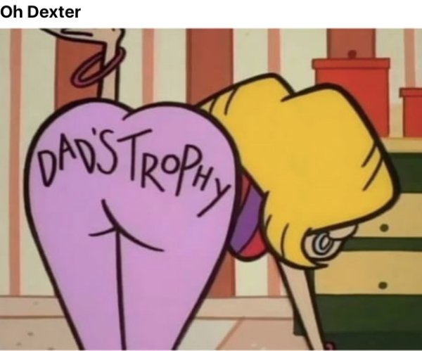 dad's trophy - Oh Dexter Comos Trophy