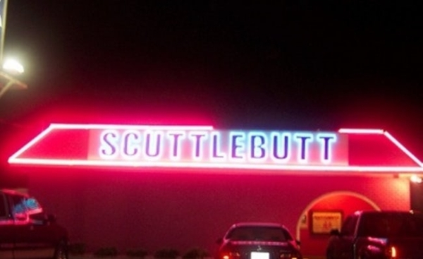 neon sign - Scuttlebutt
