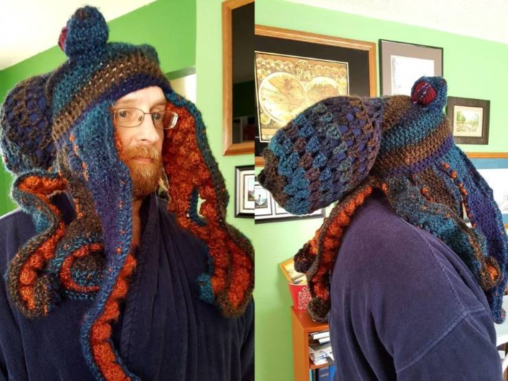 crochet octopus hat reddit