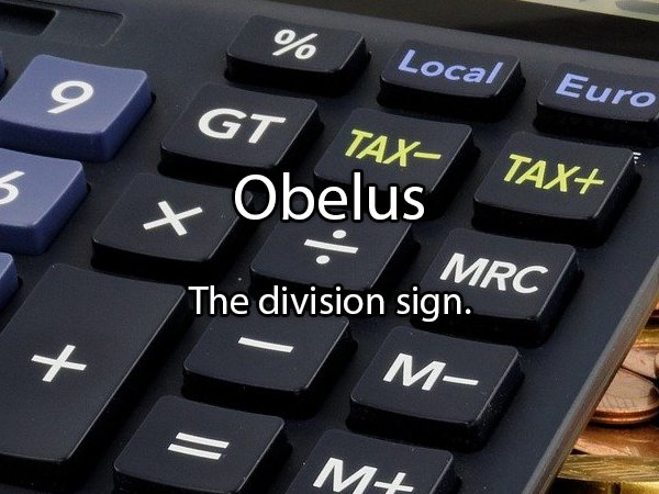 % Local 9 Euro Gt Tax 5 Tax Obelus Mrc The division sign. M M