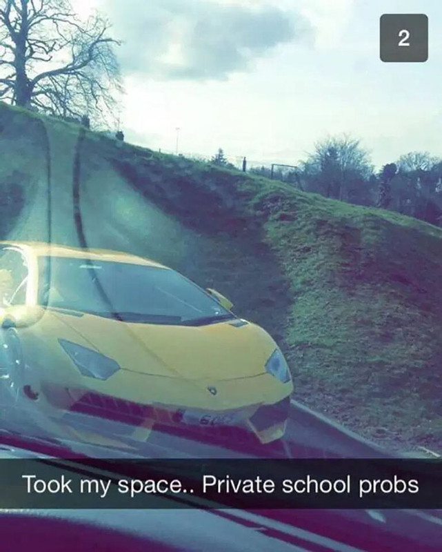 vehicle door - N Took my space.. Private school probs