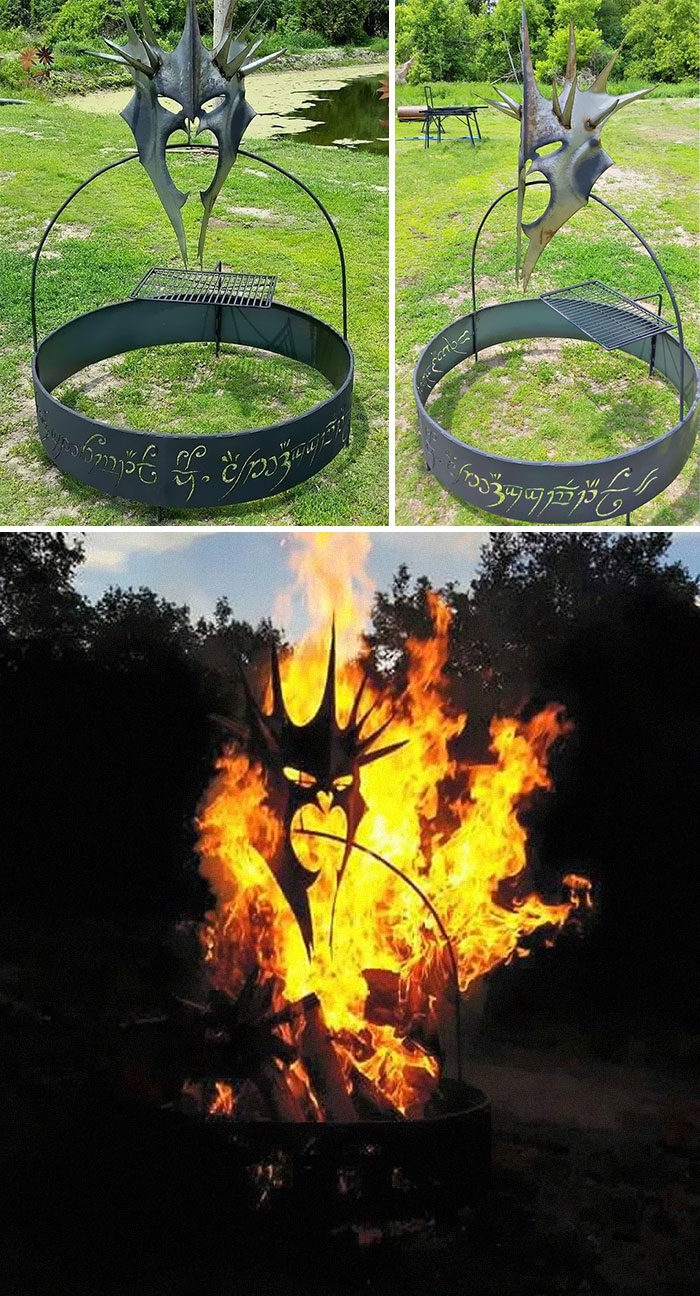 photos of cool stuff  - lord of the rings fire pit