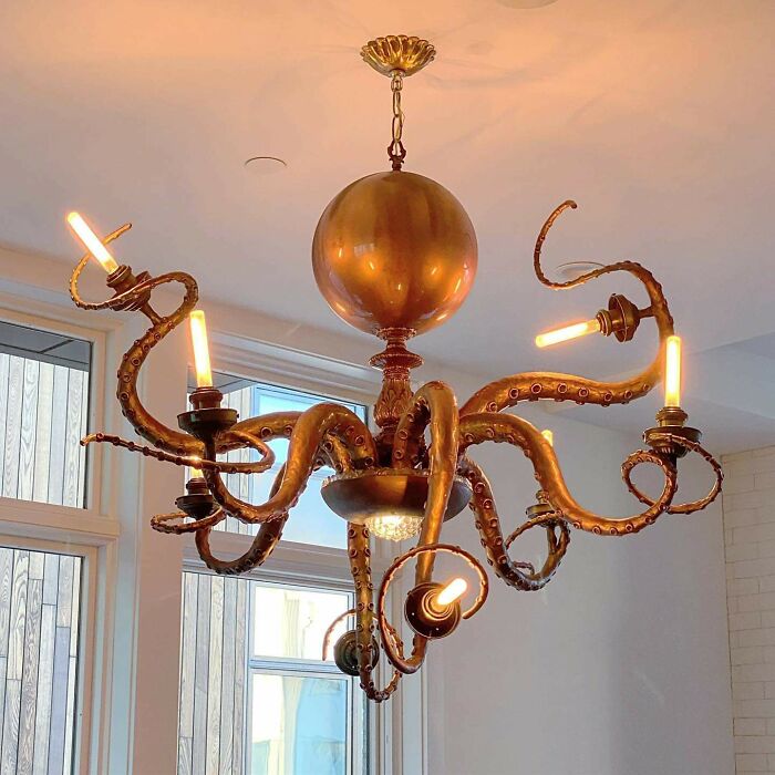 photos of cool stuff  - octopus chandelier