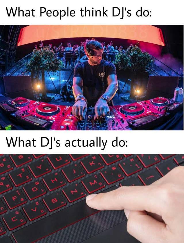 Warde - What People think Dj's do fake What Dj's actually do M Lege 2