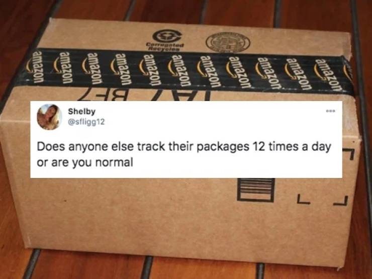 used like new amazon - Cented amazon amazon Za amazon amazon Shelby Does anyone else track their packages 12 times a day or are you normal 7