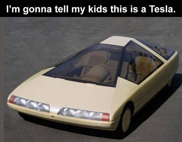 citroen weird car - I'm gonna tell my kids this is a Tesla.