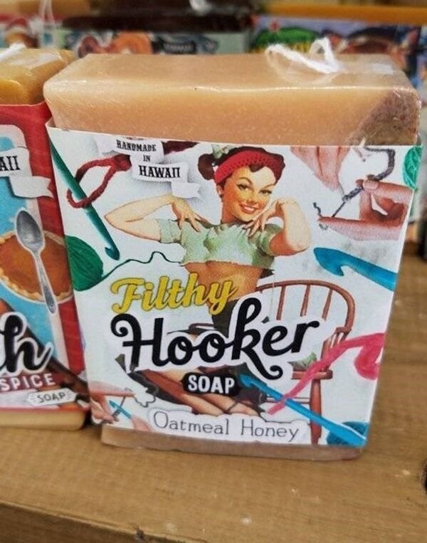 snack - Bandmade In Aii Hawaii al Filthy hl Hooker Soap Soaps Oatmeal Honey