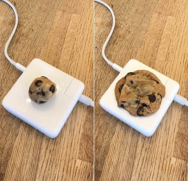 baking on mac charger