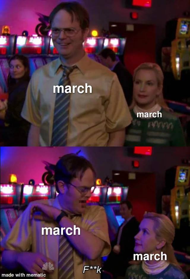 90s kids 30 memes - march march march march Fk made with mematic