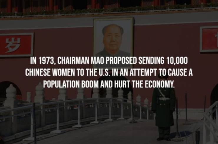 forbidden city - In 1973, Chairman Mao Proposed Sending 10,000 Chinese Women To The U.S. In An Attempt To Cause A Population Boom And Hurt The Economy.