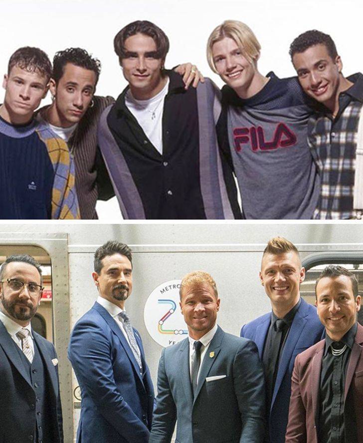 Backstreet Boys.Meet the first boy band whose albums were on top of US charts for 3 decades. The world heard “I Want It That Way” and “Backstreet’s Back.” But most of all, we remember “Incomplete.” The band doesn’t plan to stop and continues to release new songs and give concerts worldwide. There is even a documentary about these legendary guys.