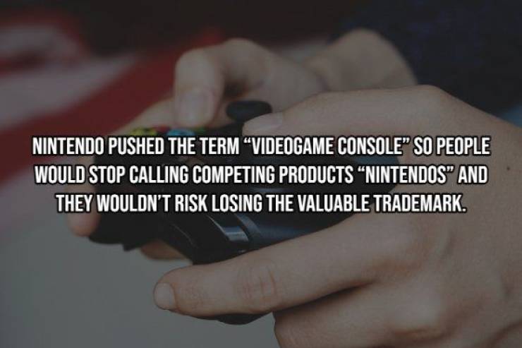 hand - Nintendo Pushed The Term Videogame Console" So People Would Stop Calling Competing Products Nintendos And They Wouldn'T Risk Losing The Valuable Trademark.