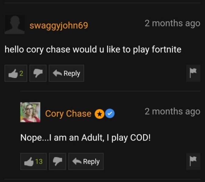 33 Pornhub’s Comments are like
