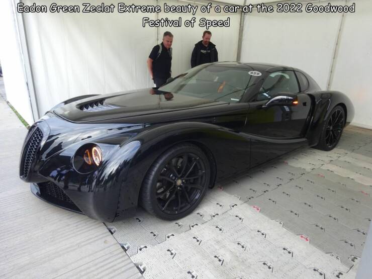 fun randoms - personal luxury car - Eadon Green Zeclat Extreme beauty of a car at the 2022 Goodwood Festival of Speed 1