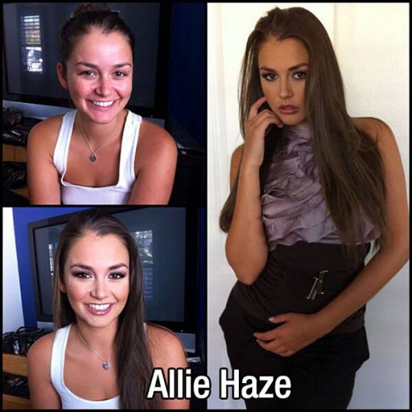 pornstar without makeup - Allie Haze
