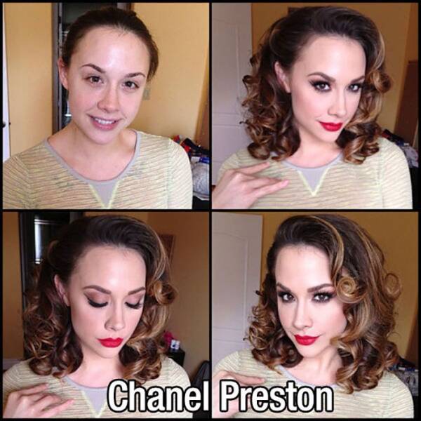 pornstar no make up - Chanel Preston