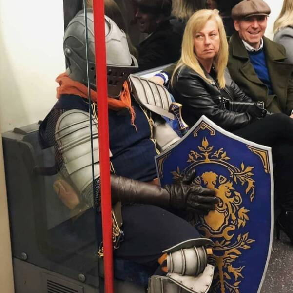 weird people on subway