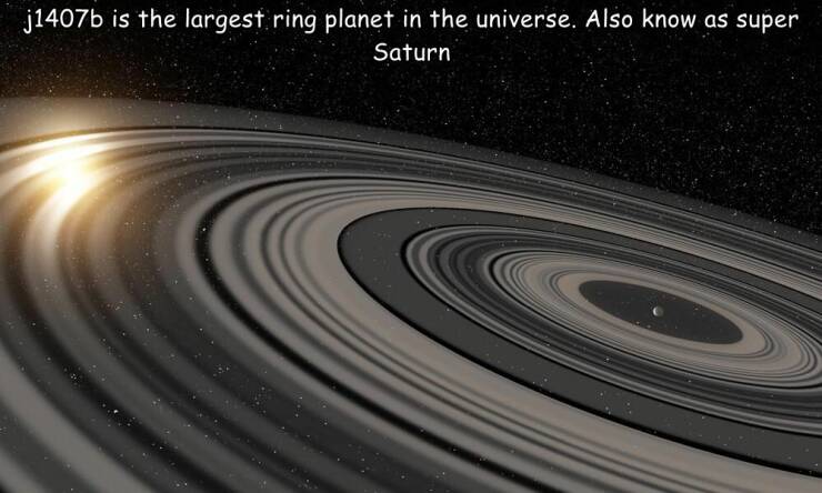 Random Pictures - planet j1407b - j1407b is the largest ring planet in the universe. Also know as super Saturn