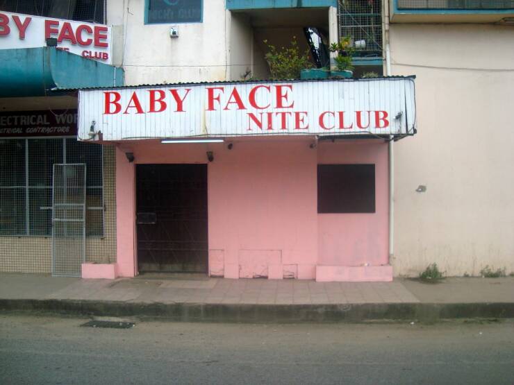 facade - By Face Club Ectrical Wor Trical Contractors Baby Face Nite Club