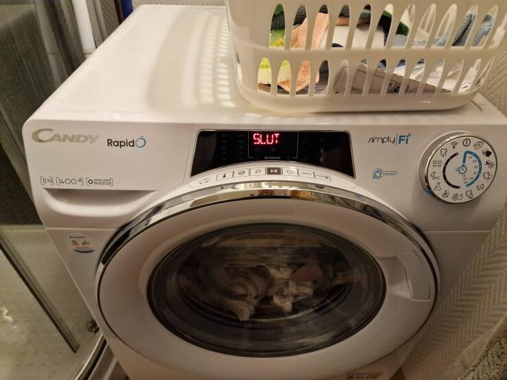 funny random pics - washing machine - Candy Rapid 1400 WheesOrie Slut simply Fi Post ? 89. of Wy E 4