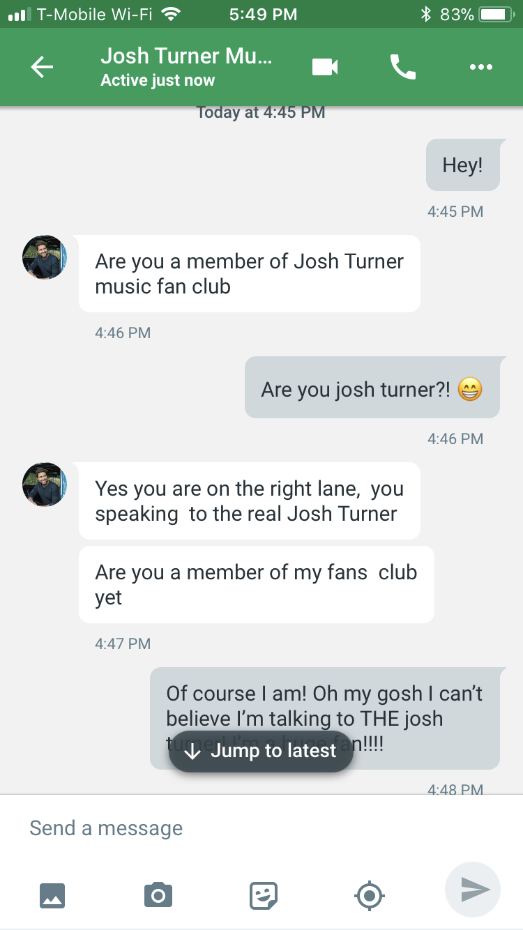 Official Josh Turner Fan Club Member