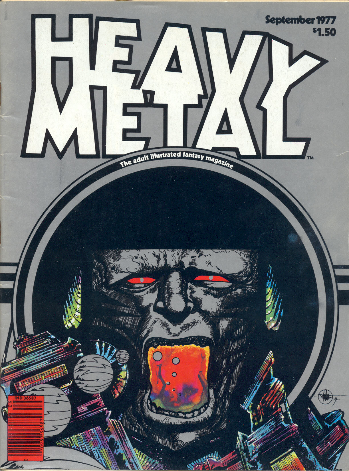 Fantastic Artwork of Heavy Metal Magazine