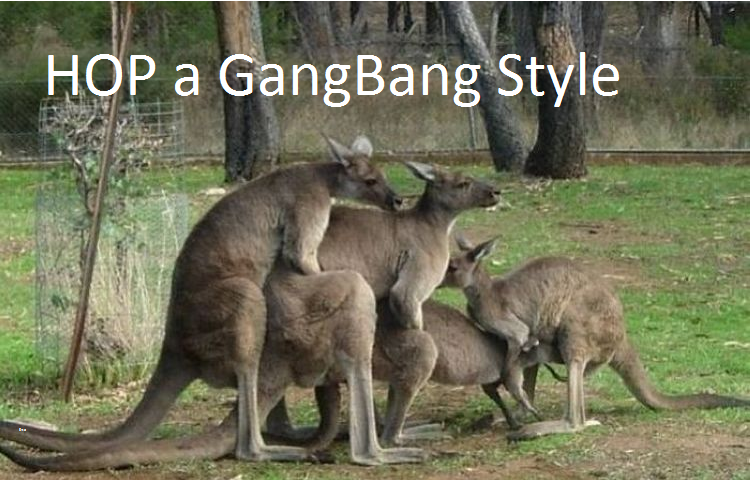 or hop a GangBang style?