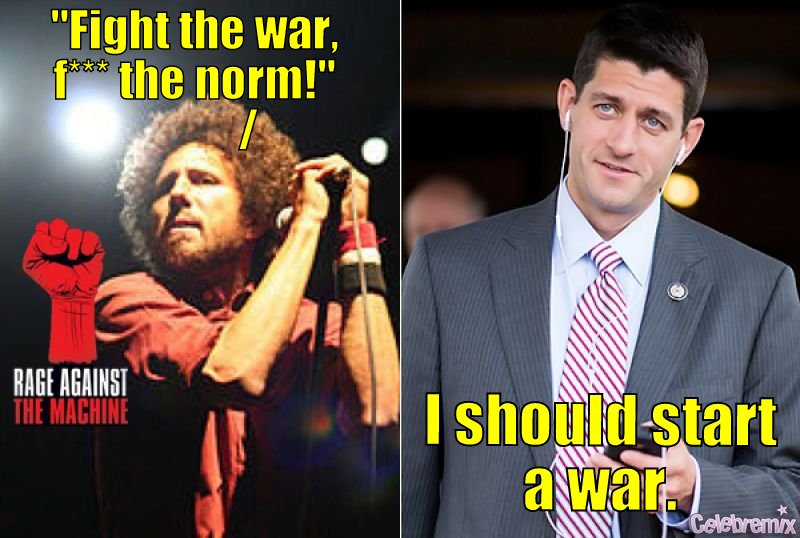How Paul Ryan Listens to Rage Against The Machine